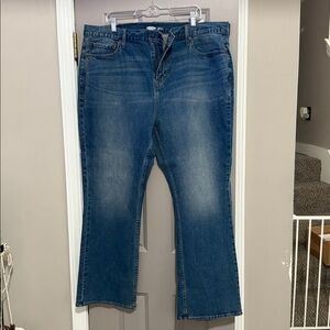 Old Navy Dark Blue Men's Boot Cut Jeans